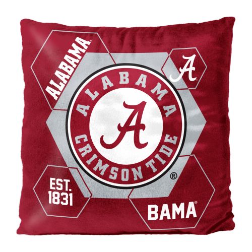 Alabama OFFICIAL NHL "Connector" Double Sided Velvet Pillow; 16" x 16"